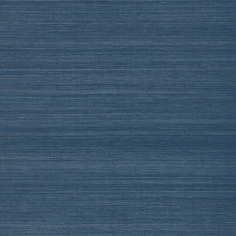 T19671 Windward Sisal Grasscloth Resource Volume 6 Navy Wallpaper by Thibaut