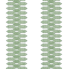 T20808 Nola Stripe Green Eden Wallpaper by Thibaut