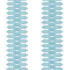 T20811 Nola Stripe Aqua Eden Wallpaper by Thibaut