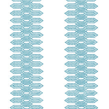 T20811 Nola Stripe Aqua Eden Wallpaper by Thibaut