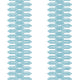 Nola Stripe Aqua Eden Wallpaper by Thibaut