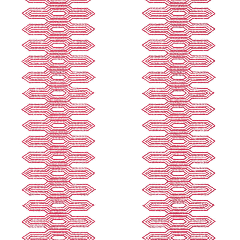 T20812 Nola Stripe Pink Eden Wallpaper by Thibaut