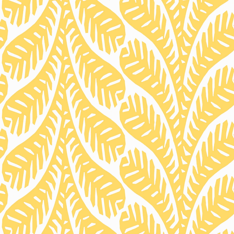 T20828 Ginger Yellow Eden Wallpaper by Thibaut