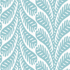 T20829 Ginger Spa Blue Eden Wallpaper by Thibaut