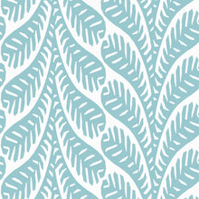 T20829 Ginger Spa Blue Eden Wallpaper by Thibaut