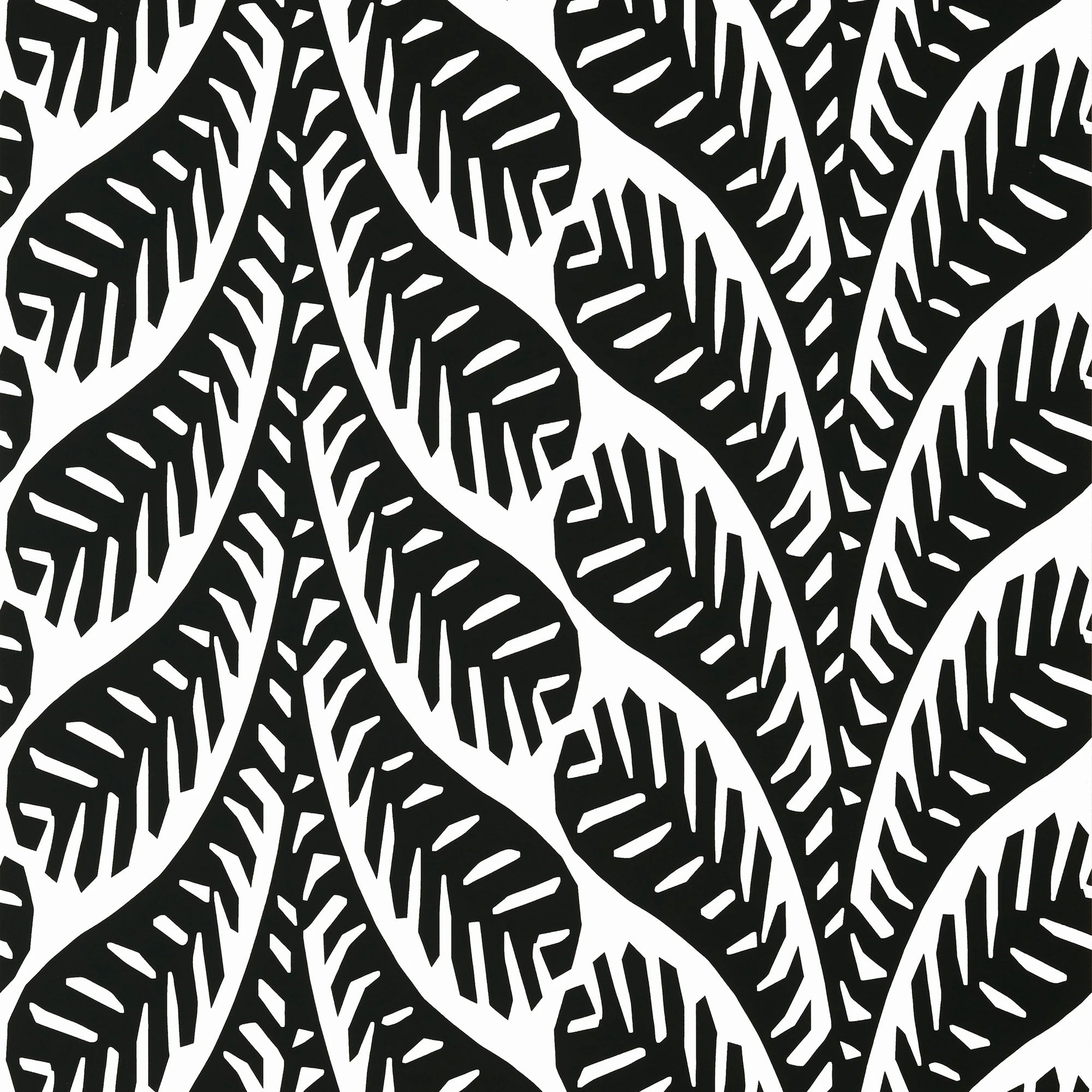T20830 Ginger Black Eden Wallpaper by Thibaut