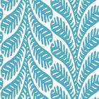 T20833 Ginger Turquoise Eden Wallpaper by Thibaut