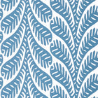 T20848 Ginger Blue Eden Wallpaper by Thibaut