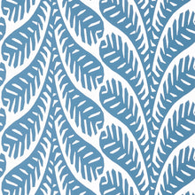 T20848 Ginger Blue Eden Wallpaper by Thibaut