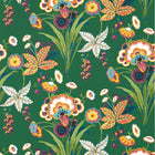 T20849 Pasadena Emerald Eden Wallpaper by Thibaut