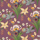 Pasadena Plum Eden Wallpaper by Thibaut
