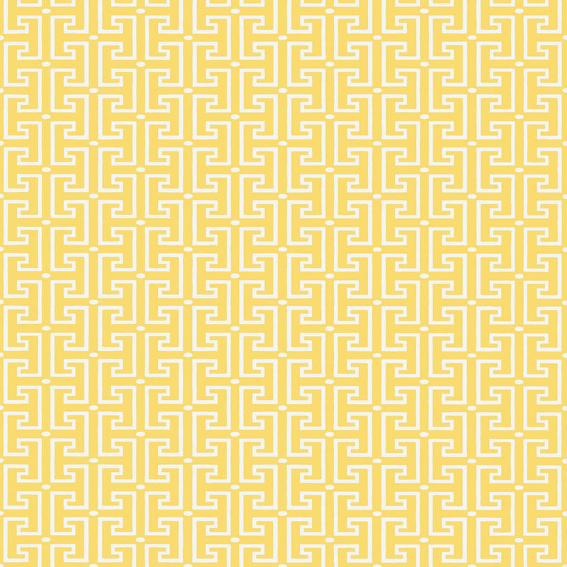 T20856 T-Square Yellow Eden Wallpaper by Thibaut