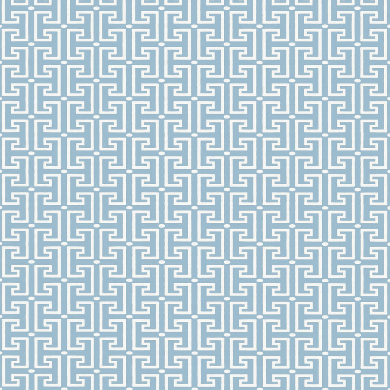 T20857 T-Square Light Blue Eden Wallpaper by Thibaut