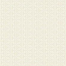 T20860 T-Square Cream Eden Wallpaper by Thibaut