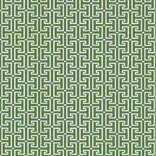 T20863 T-Square Emerald Eden Wallpaper by Thibaut