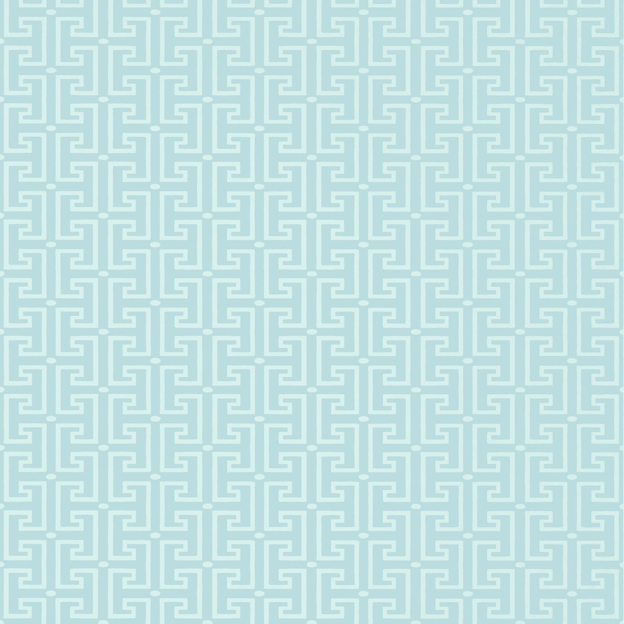 T20864 T-Square Spa Blue Eden Wallpaper by Thibaut