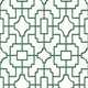 Fretwork Green Eden Wallpaper by Thibaut
