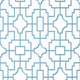 Fretwork Light Blue Eden Wallpaper by Thibaut
