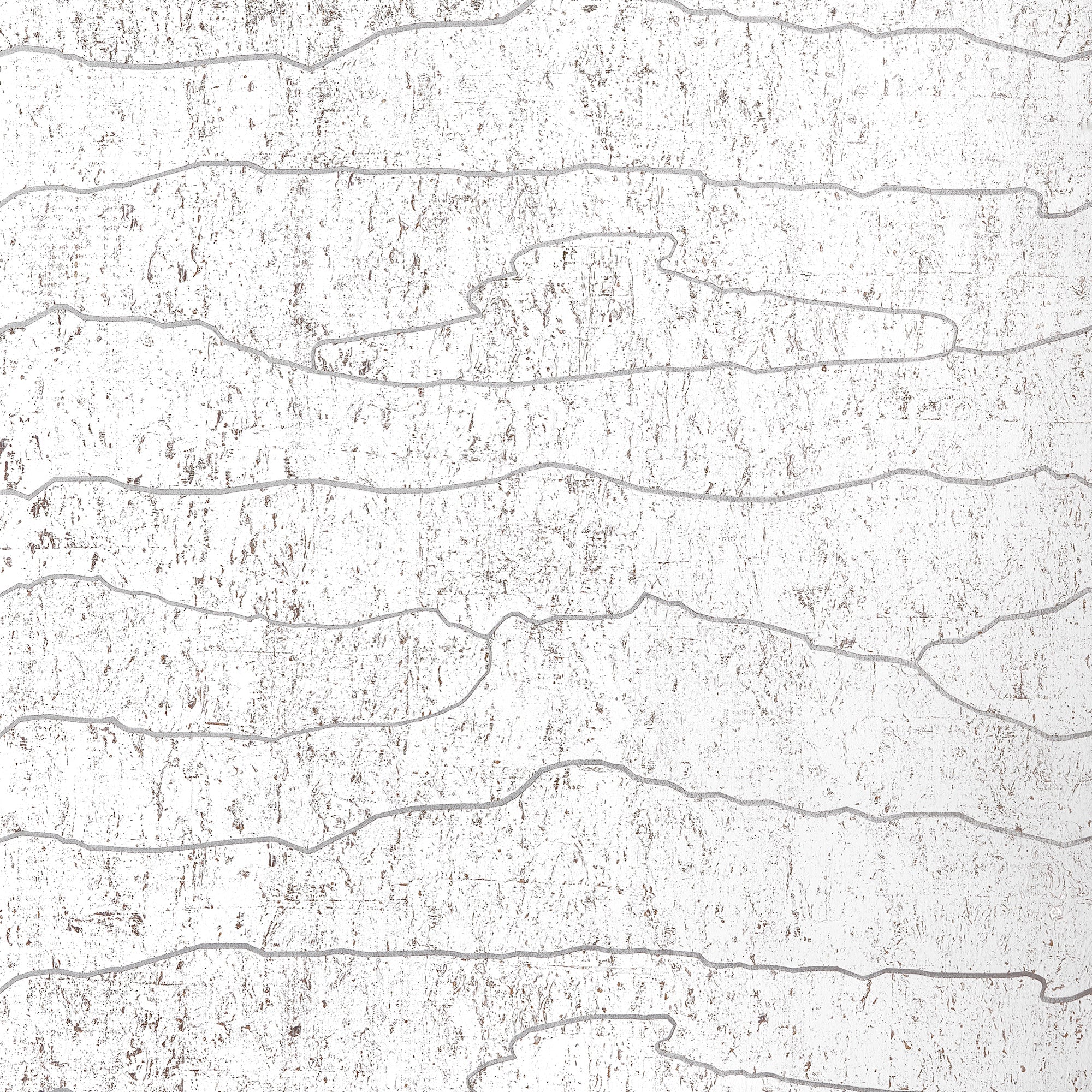 T24405 Cloud Mosaic White Silver Yutori Wallpaper by Thibaut