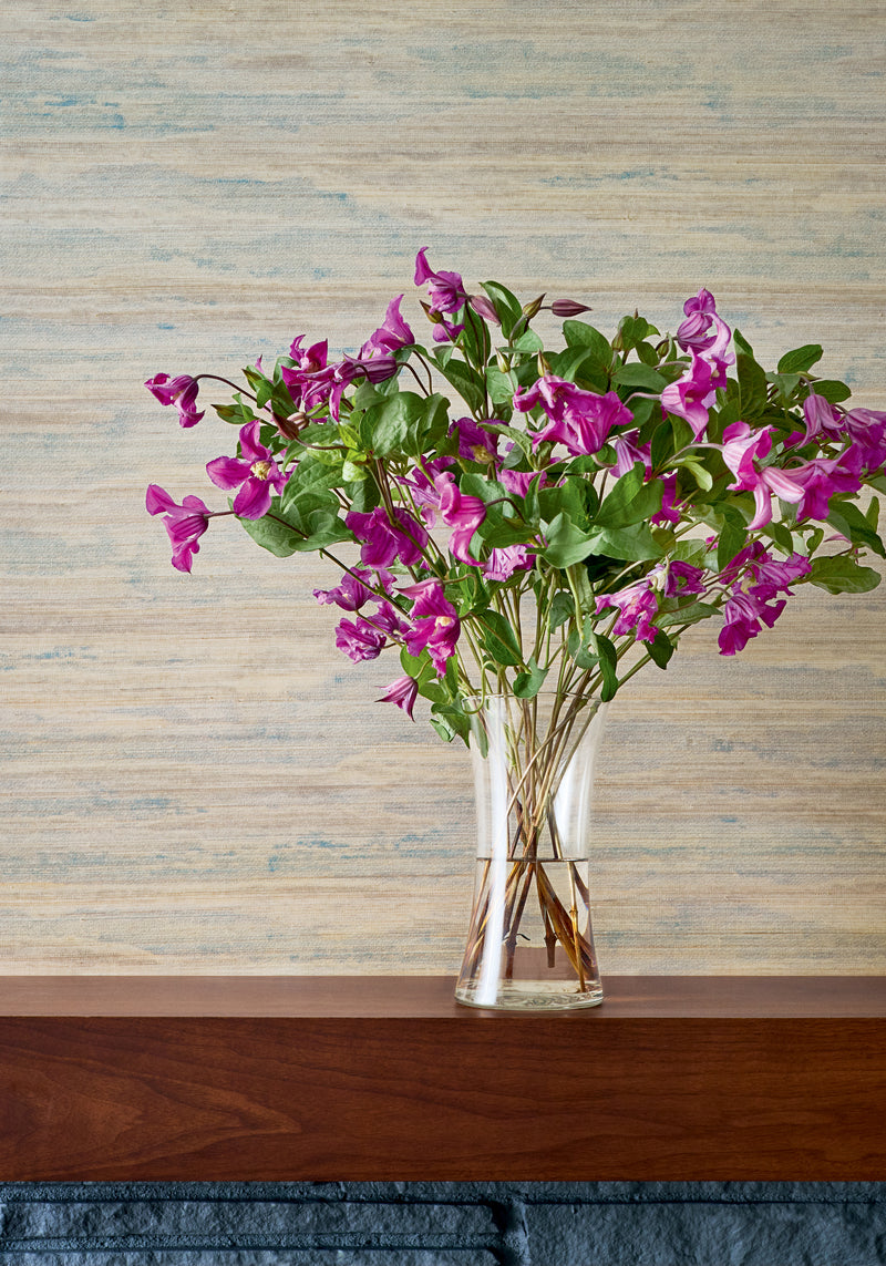 T24409 Overlook Blue Slate Yutori Wallpaper by Thibaut
