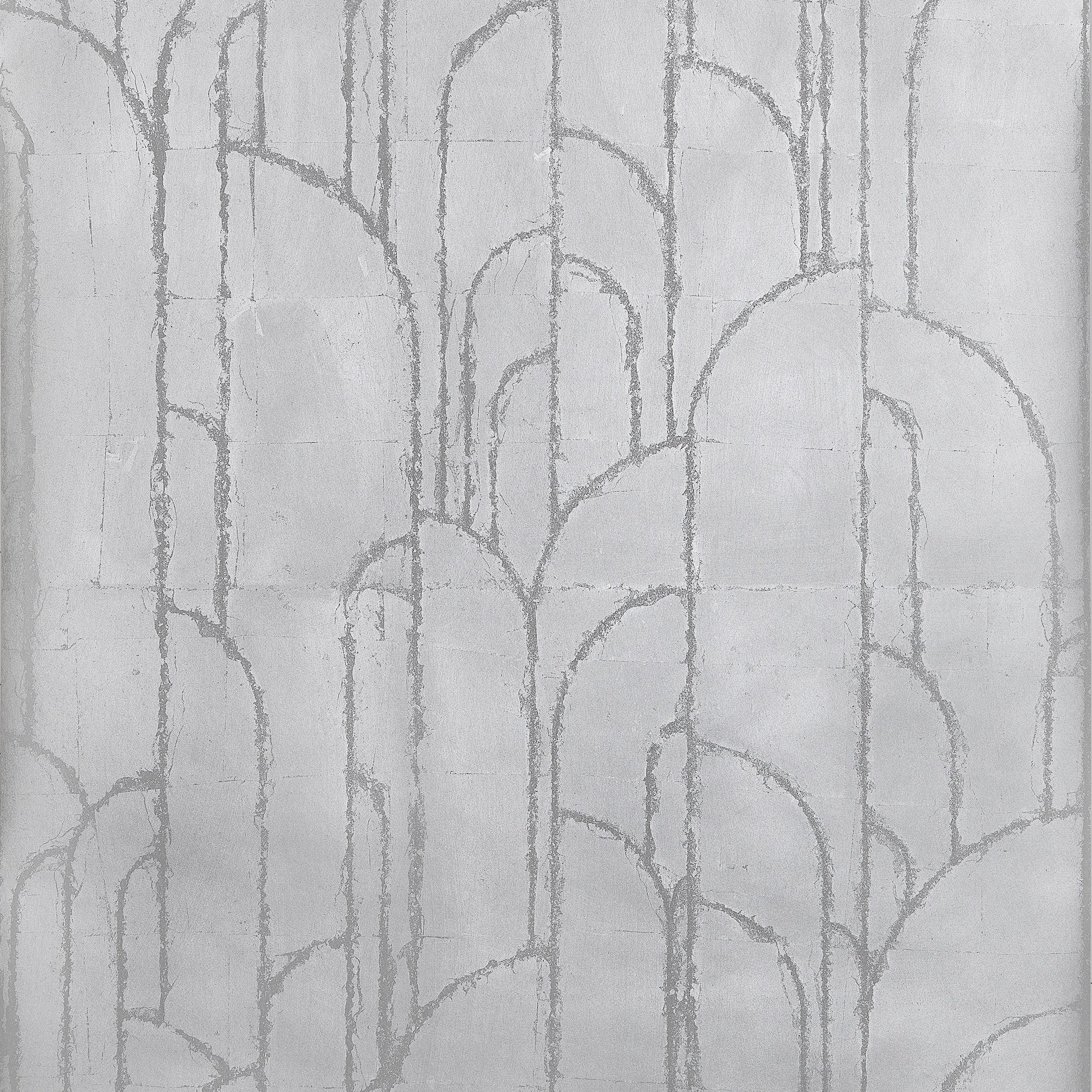 T24417 Deco Moon Silver Yutori Wallpaper by Thibaut