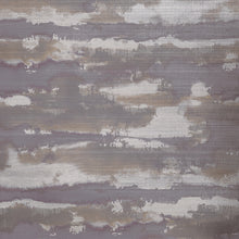 T24423 Silver Lining Eggplant and Copper Yutori Wallpaper by Thibaut