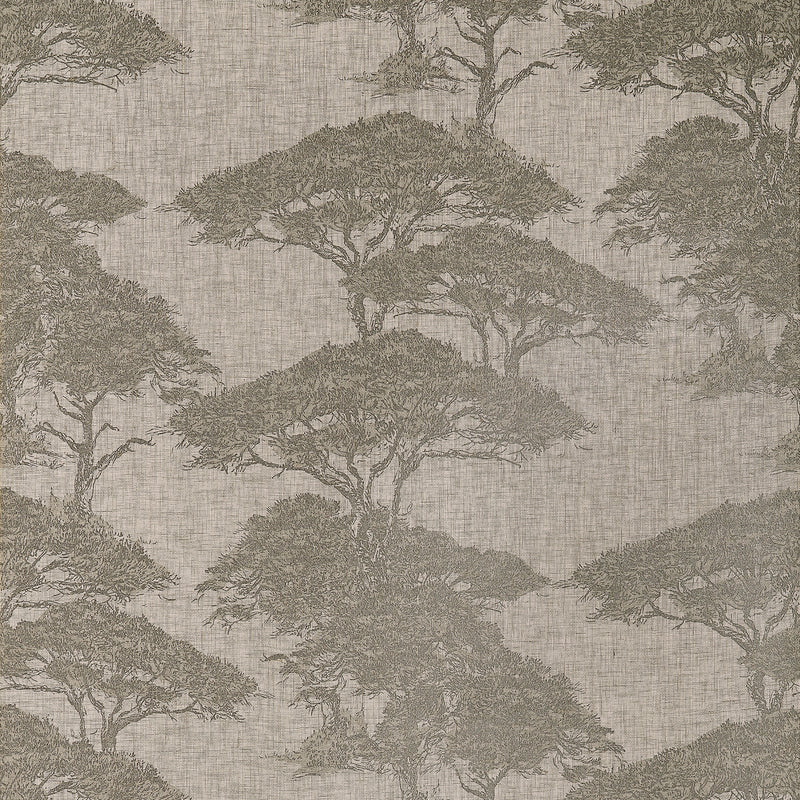 T24435 Torrey Pines Beige and Black Yutori Wallpaper by Thibaut