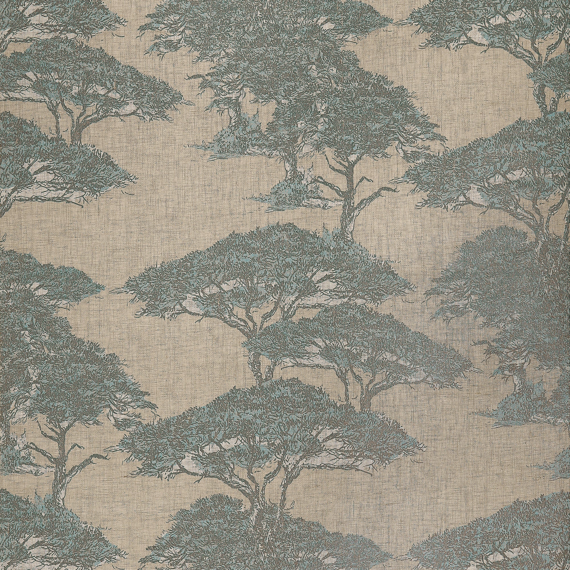 T24437 Torrey Pines Spa Blue Yutori Wallpaper by Thibaut
