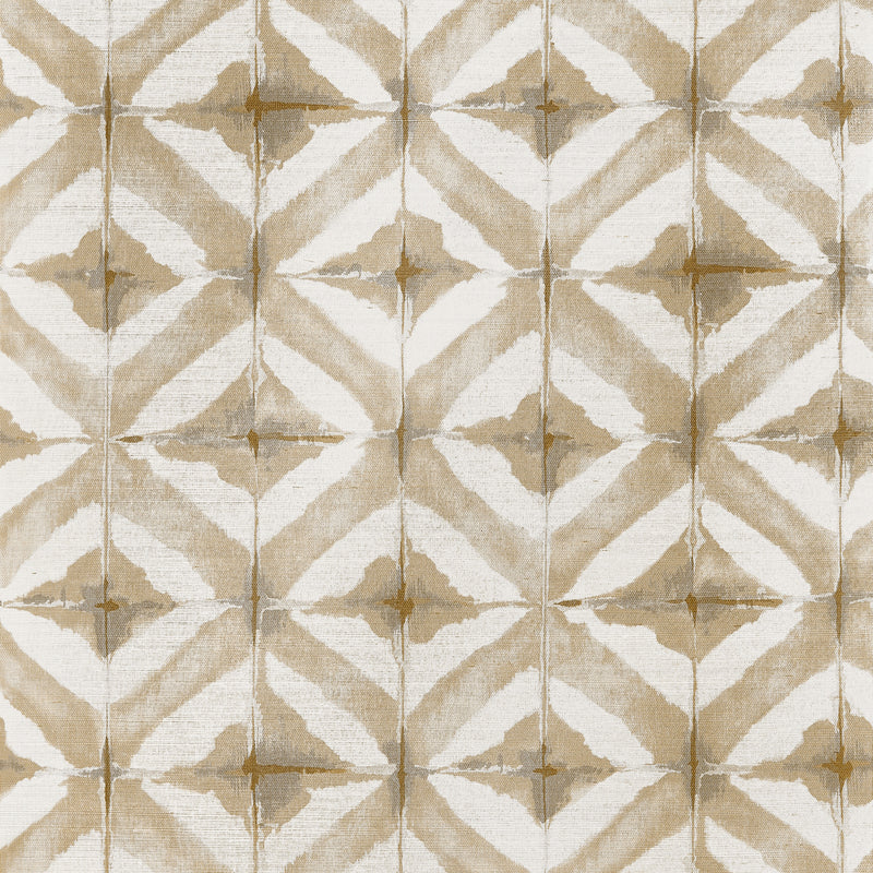 T24444 Water Blocks Beige Yutori Wallpaper by Thibaut