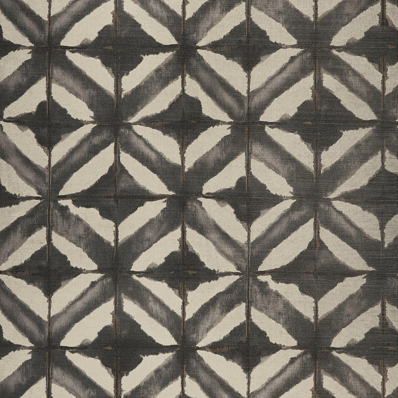 T24446 Water Blocks Black Yutori Wallpaper by Thibaut