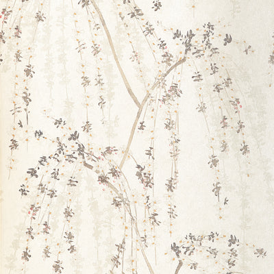 Weeping Blossom White Yutori Wallpaper by Thibaut