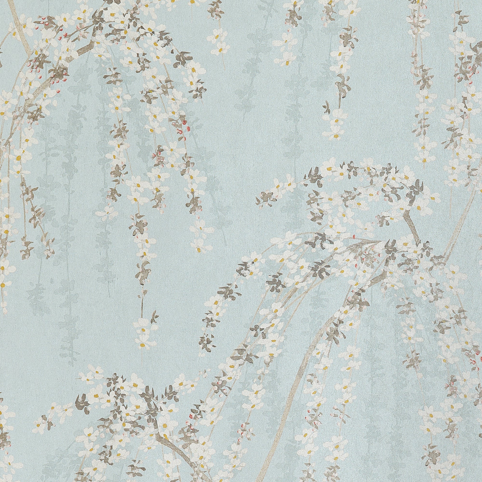 T24456 Weeping Blossom Blue Yutori Wallpaper by Thibaut