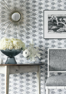 T27011 Hidden Hills Black and White Natural Resource 3 Wallpaper by Thibaut