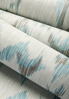 T27014 Point Lobos Brown and Teal Natural Resource 3 Wallpaper by Thibaut