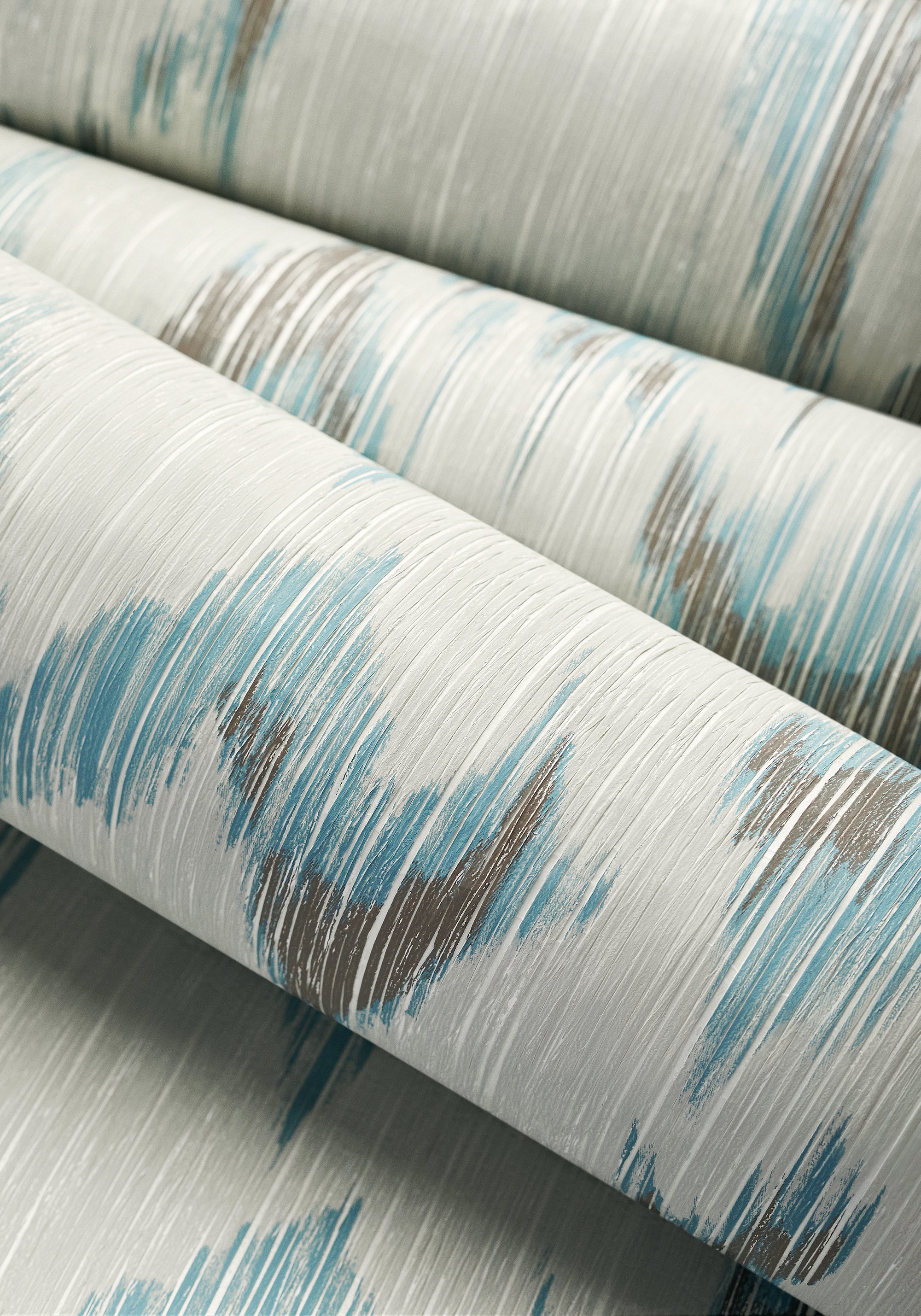 T27014 Point Lobos Brown and Teal Natural Resource 3 Wallpaper by Thibaut