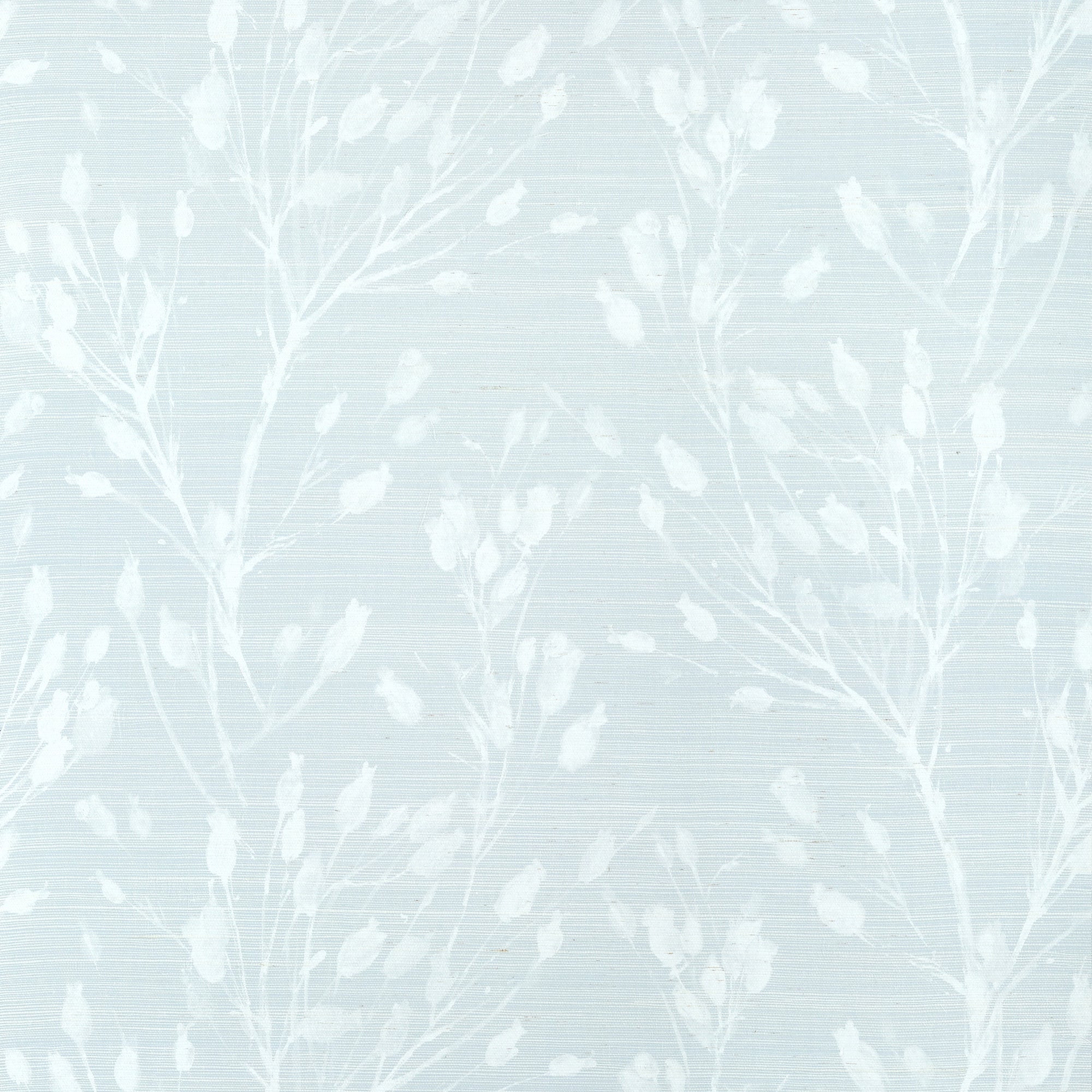 T27022 Wild Flower Sleepy Blue Natural Resource 3 Wallpaper by Thibaut