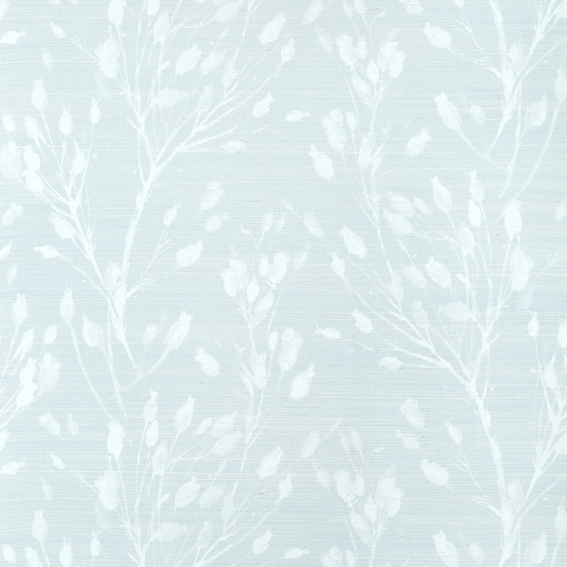 T27022 Wild Flower Sleepy Blue Natural Resource 3 Wallpaper by Thibaut