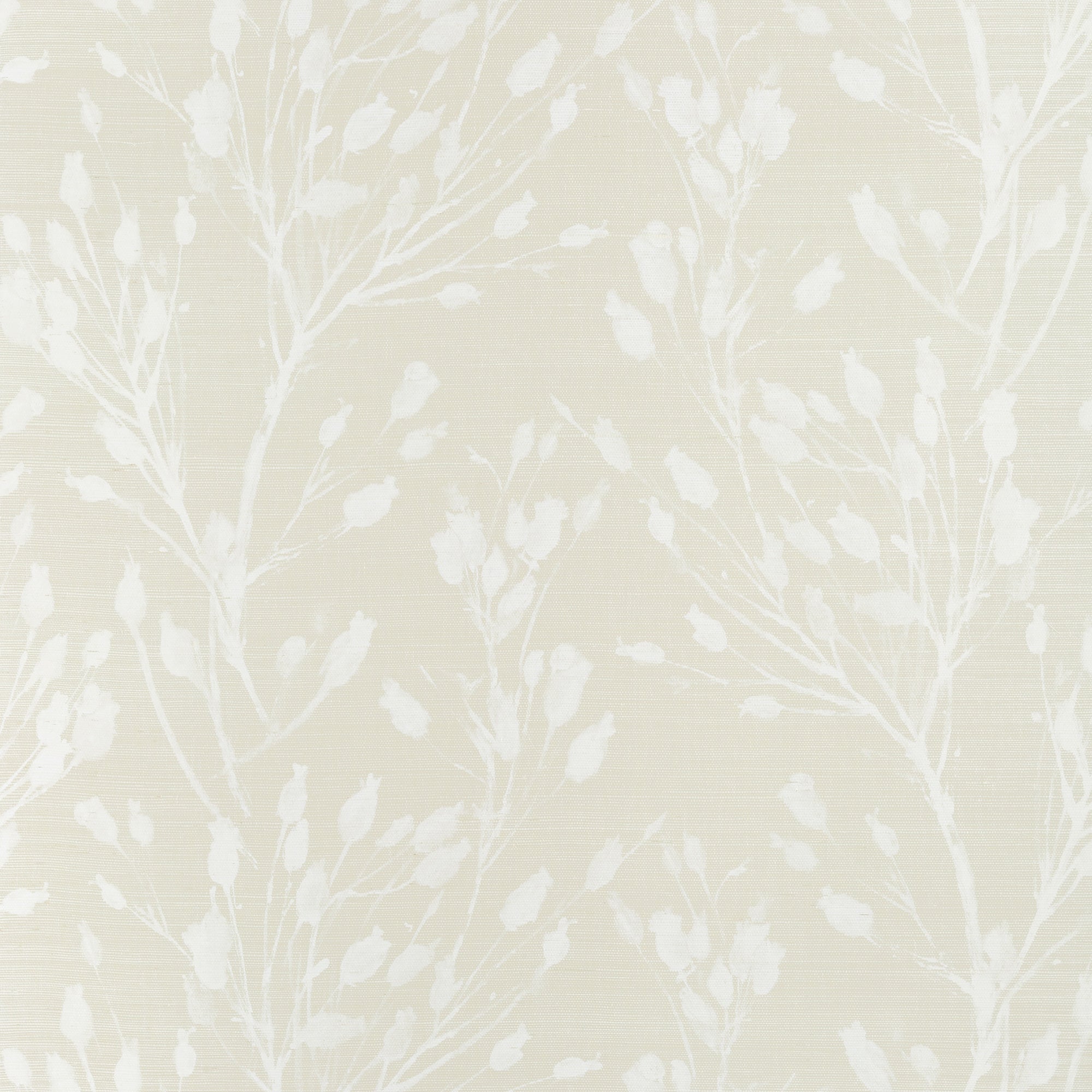 T27023 Wild Flower Beige Natural Resource 3 Wallpaper by Thibaut