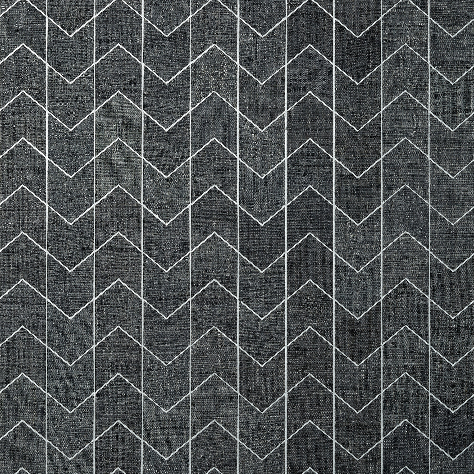 T27028 Cordoza Weave Charcoal Natural Resource 3 Wallpaper by Thibaut