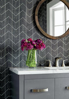 T27028 Cordoza Weave Charcoal Natural Resource 3 Wallpaper by Thibaut