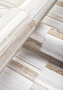 T27037 Encinitas White Natural Resource 3 Wallpaper by Thibaut