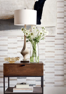 T27037 Encinitas White Natural Resource 3 Wallpaper by Thibaut