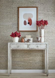 T27044 Pima Braid Grey Natural Resource 3 Wallpaper by Thibaut