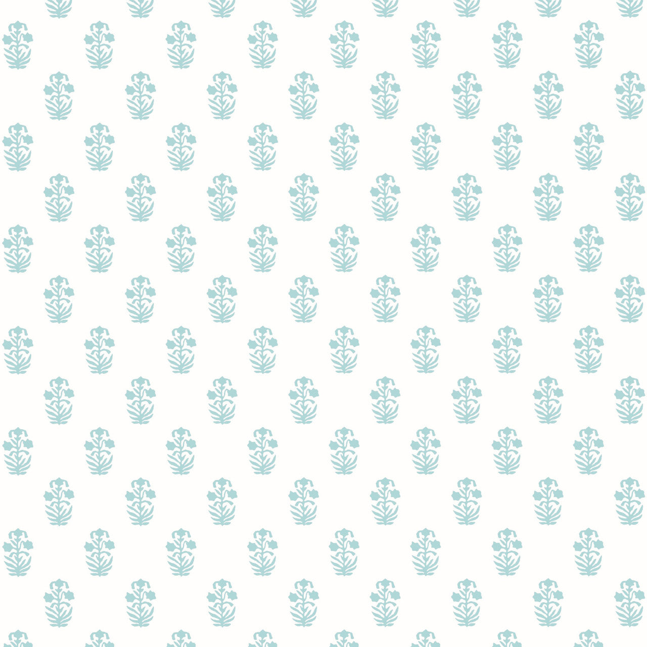 T36401 Corwin Indienne Seaglass on White Wallpaper by Thibaut