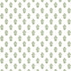 Corwin Indienne Green on White Wallpaper by Thibaut