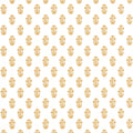 Corwin Indienne Gold on White Wallpaper by Thibaut