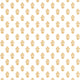 Corwin Indienne Gold on White Wallpaper by Thibaut