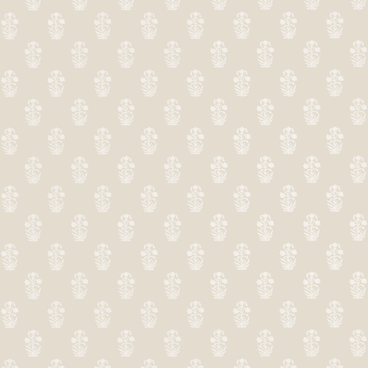 T36405 Corwin Indienne White on Natural Wallpaper by Thibaut