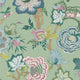 Indienne Jacobean Indienne Green Wallpaper by Thibaut