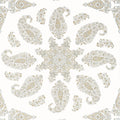 East India Indienne Beige Wallpaper by Thibaut